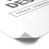 Ontwerp uw eigen manier poster (Hoek)