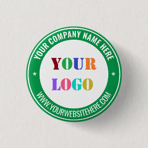 Ontwerp uw eigen merk promotieknop voorbeeld ronde button 3,2 cm
