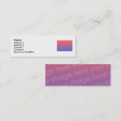 Ontwerp uw eigen mini visitekaartje (Voorkant / Achterkant)