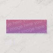 Ontwerp uw eigen mini visitekaartje (Achterkant)