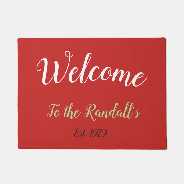 Ontwerp uw eigen model deurmat (Voorkant)