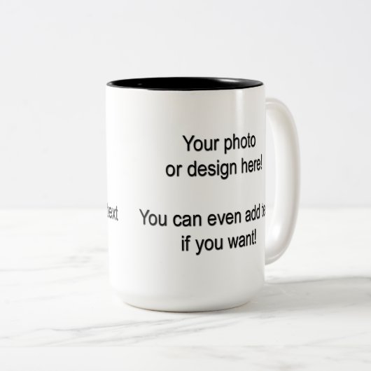 Ontwerp uw eigen Mok (Voorkant rechts)