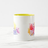 Ontwerp uw eigen:-) mok voor tweetone koffie (Center)