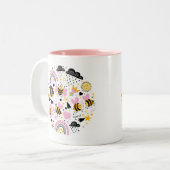 Ontwerp uw eigen:-) mok voor tweetone koffie (Voorkant links)