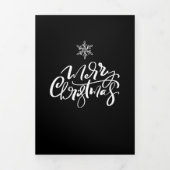 Ontwerp uw eigen multicore kerstfeestdag met feest drieluik wenskaart (Cover)