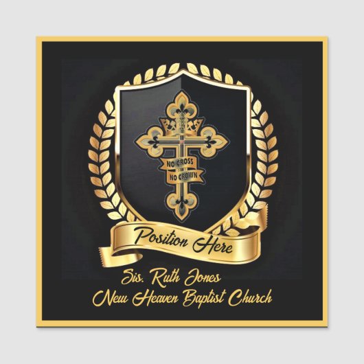 Ontwerp uw eigen naamtag naamplaatje (Voorkant)