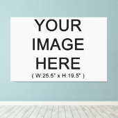 Ontwerp uw eigen of Creëer uw eigen canvasdruk Canvas Afdruk (Insitu (Houten vloer))