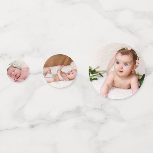 Ontwerp uw eigen, op maat gemaakte eigen maat confetti (Achterkanten)