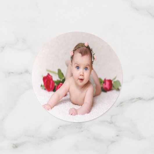 Ontwerp uw eigen, op maat gemaakte eigen maat confetti (Kleine voorkant)