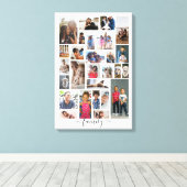 Ontwerp uw eigen op maat gemaakte gepersonaliseerd canvas afdruk (Insitu (Houten vloer))