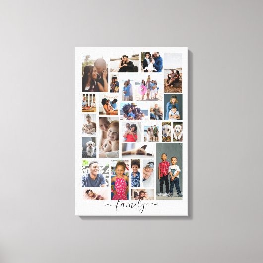 Ontwerp uw eigen op maat gemaakte gepersonaliseerd canvas afdruk (Voorkant)