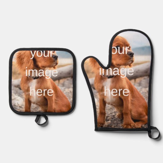 ONTWERP UW EIGEN OVENWANT & PANNENLAP SET (Voorkant)