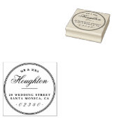 Ontwerp uw eigen persoonlijke retouradres rubberstempel (Gestempeld)