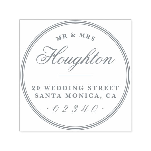 Ontwerp uw eigen persoonlijke retouradres  zelfinktende stempel (Design)