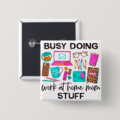 Ontwerp uw eigen pinback-knop vierkante button 5,1 cm (Voorkant /achterkant)