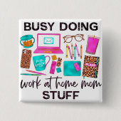 Ontwerp uw eigen pinback-knop vierkante button 5,1 cm (Voorkant)