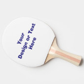 Ontwerp uw eigen pingpongpeddel tafeltennisbatje (Zijkant)