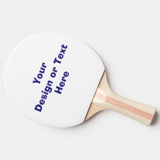 Ontwerp uw eigen pingpongpeddel tafeltennisbatje (Zijkant)