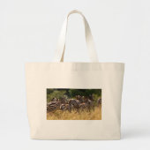 Ontwerp uw eigen prachtige zebra-migratiemacht grote tote bag (Voorkant)