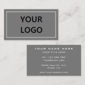 Ontwerp uw eigen promotie Visitekaartje voorbeeld (Voorkant / Achterkant)