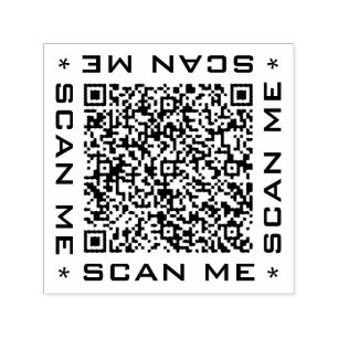 Ontwerp uw eigen promotionele QR code stempel Sjab