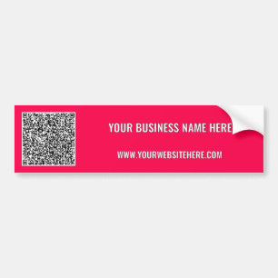 Ontwerp uw eigen QR-code Bumperstickers Sjabloon
