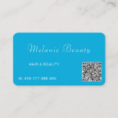 Ontwerp uw eigen QR-code Business Card Template Visitekaartje (Voorkant)