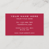 Ontwerp uw eigen QR-code Business Card Template Visitekaartje (Voorkant)