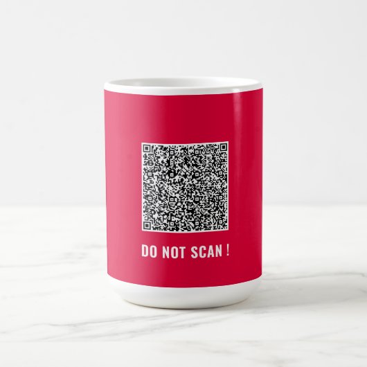 Ontwerp uw eigen QR Code Coffee Mok Kies kleur (Center)