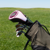 Ontwerp uw eigen QR-code en tekst Golf Head Hoesje Golfheadcover (Insitu)