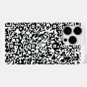 Ontwerp uw eigen QR-code iPhone Case Custom Color (Achterkant (horizontaal))