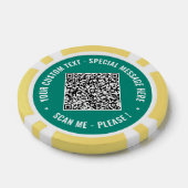 Ontwerp uw eigen QR Code Poker Chips Aangepaste te (Enkel)