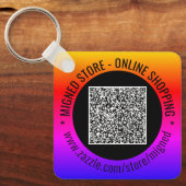 Ontwerp uw eigen QR Code Sleutelhanger met aangepa (Voorkant)