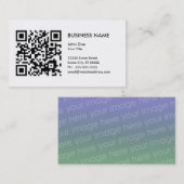ontwerp uw eigen QR-code Visitekaartje (Voorkant / Achterkant)