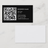 ontwerp uw eigen QR-code Visitekaartje (Voorkant / Achterkant)