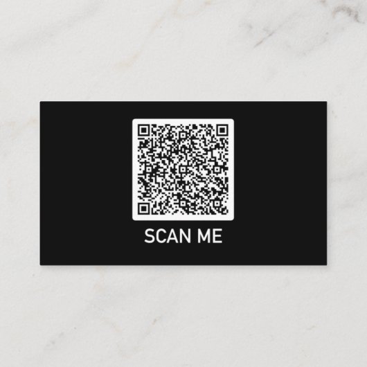 Ontwerp uw eigen QR-code Visitekaartje Kies kleur (Achterkant)