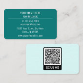 Ontwerp uw eigen QR-code Visitekaartje Kies kleur (Voorkant / Achterkant)