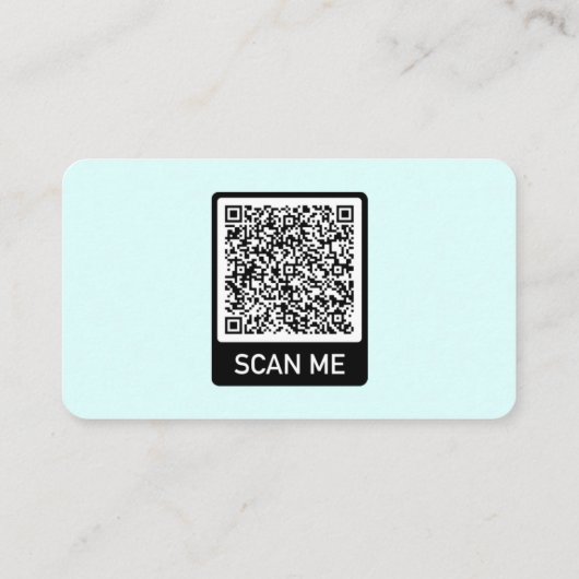Ontwerp uw eigen QR-code Visitekaartje Kies kleur (Achterkant)