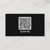 Ontwerp uw eigen QR-code Visitekaartje voorbeeld (Achterkant)