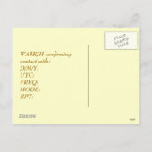 Ontwerp uw eigen QSL HAM Radio Operator op Santa Feestdagenkaart (Achterkant)