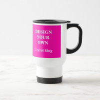 Ontwerp uw eigen reismuis - Helder roze en wit