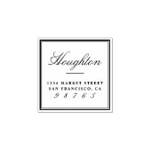 Ontwerp uw eigen retouradres voor de aangepaste fa rubberstempel (Afrduk)