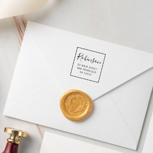 Ontwerp uw eigen retouradres voor de aangepaste fa rubberstempel