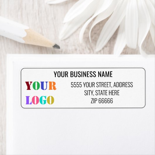 Ontwerp uw eigen retouradresslabels Sjabloon Etiket (Insitu)