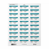 Ontwerp uw eigen retouradresslabels Sjabloon Etiket (Full Sheet)