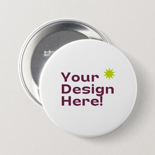 Ontwerp uw eigen ronde button 7,6 cm (Voorkant /achterkant)