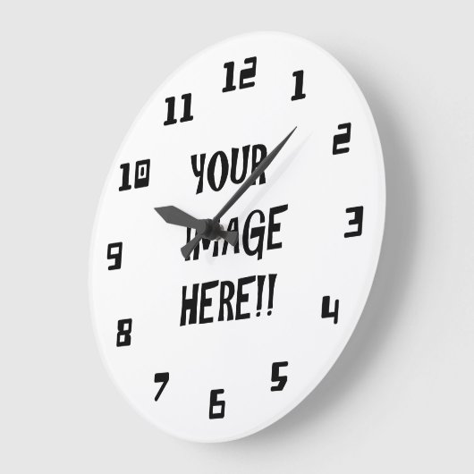 Ontwerp uw eigen ronde (grote) wandklok (Hoek)