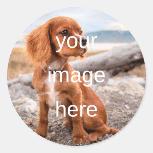 ONTWERP UW EIGEN RONDE STICKER (Voorkant)