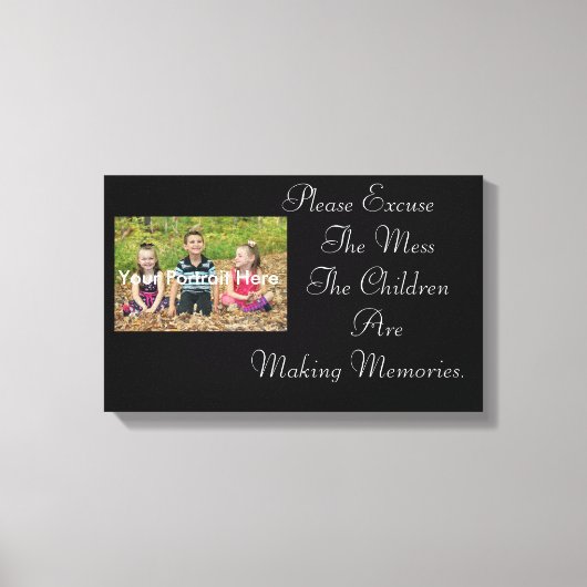 Ontwerp uw eigen schilderwanden canvas afdruk (Voorkant)