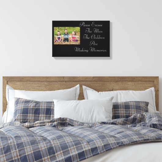 Ontwerp uw eigen schilderwanden canvas afdruk (Insitu (Slaapkamer))